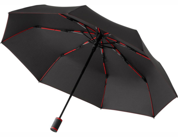 Fare Mini Style 5484 zakparaplu zwart rood