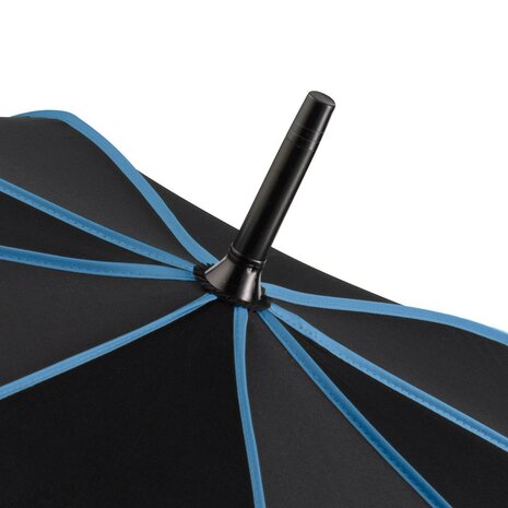 Fare Seam 4399 luxe windproof golfparaplu 115 cm zwart blauw bovenkant
