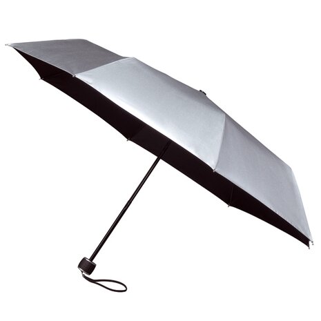 minimax opvouwbare paraplu windproof zilver zwart