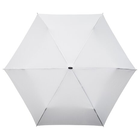 miniMAX platte vouwparaplu windproof paraplu sneeuwwit LGF-214-8111 bovenkant