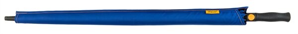 Falcone luxe golfparaplu blauw GP-76-8059 gesloten