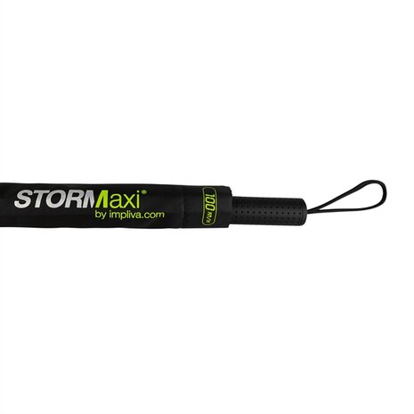 stormparaplu zwart lime groen stormaxi