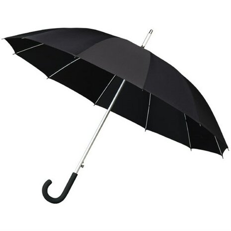 Falcone automatische golfparaplu zwart 110 centimeter GA-320-8120 voorkant