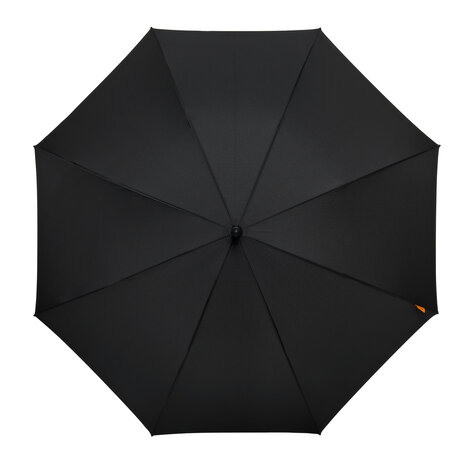 Falcone luxe windproof golfparaplu zwart met haak gp-67-8120 bovenkant