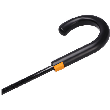 Falcone luxe windproof golfparaplu zwart met haak gp-67-8120 handvat