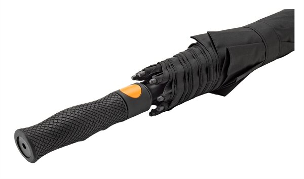 Falcone luxe golfparaplu zwart GP-76-8120 handvat
