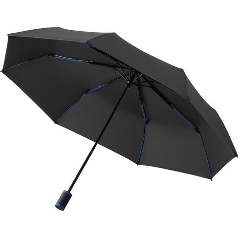 Fare Mini Style 5084 zakparaplu met handopening zwart euroblauw