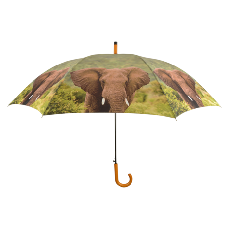 Esschert Design Afrikaanse olifant paraplu TP152-O voorkant