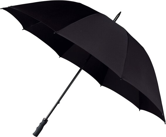 Falcone windproof golfparaplu zwart GP-52-8120 voorkant