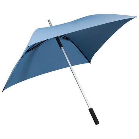 Vierkante paraplu lichtblauw