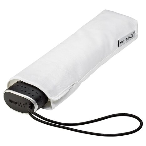 miniMAX platte vouwparaplu windproof paraplu sneeuwwit LGF-214-8111 voorkant