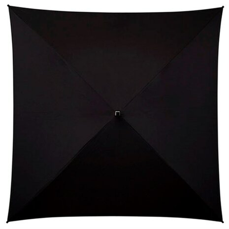 Vierkante paraplu zwart