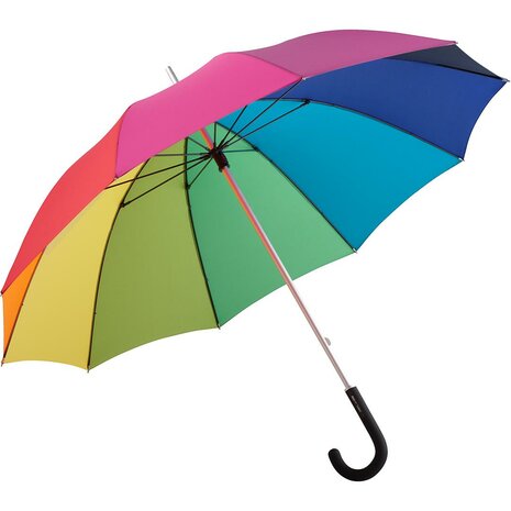 Fare Colori 4111 regenboog paraplu 115 centimeter voorkant