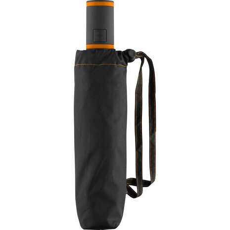 Fare Mini Style 5484 zakparaplu zwart oranje
