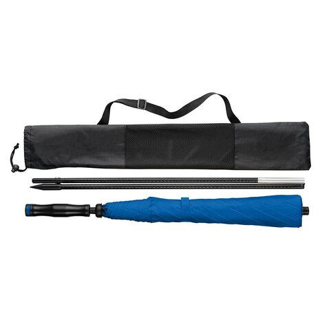 Fare Travelmate 6139 strandparasol en paraplu in één - blauw