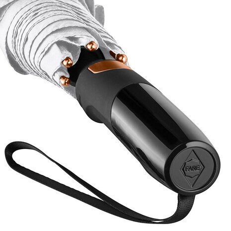 Fare Precious 7399 XL paraplu wit koper 133 centimeter