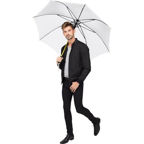 Fare Precious 7399 XL paraplu wit goud 133 centimeter