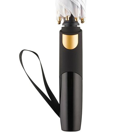Fare Precious 7399 XL paraplu wit goud 133 centimeter luxe handvat