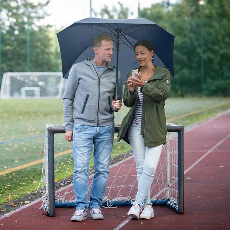 Fare Jumbo 2393 vierkante xl paraplu donkerblauw