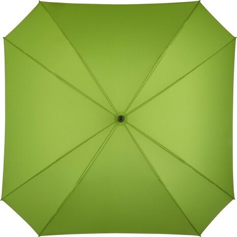 Fare Jumbo 2393 vierkante xl paraplu limegroen bovenkant doek