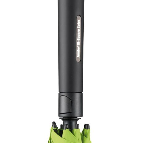 Fare Jumbo 2393 vierkante xl paraplu limegroen handvat