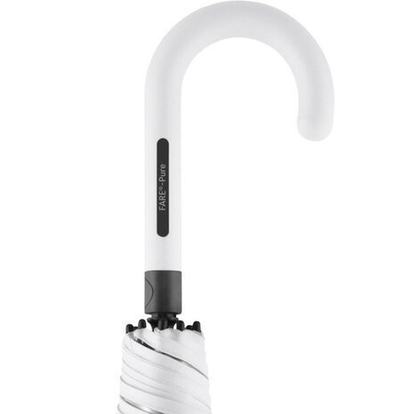 Fare Pure 7112 transparante paraplu met automatische opening wit