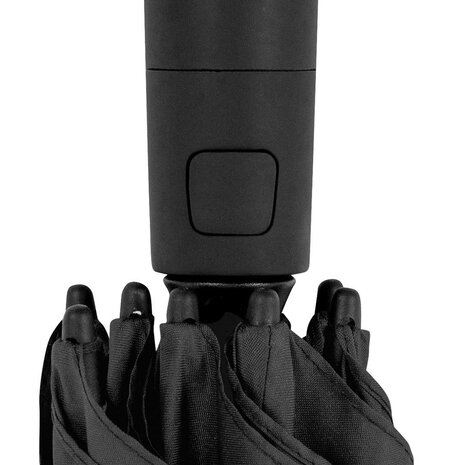 Fare Skylight 7749 windproof middelgrote paraplu met ledlamp zwart