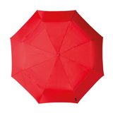 MiniMAX opvouwbare eco windproof paraplu rood LGF-99-8026 bovenkant