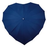 Hart paraplu donkerblauw Hart paraplu donkerblauw