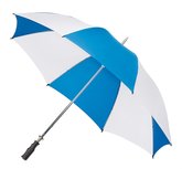 Impliva golfparaplu - blauw en wit Impliva golfparaplu - blauw en wit