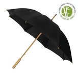 Eco bamboe paraplu windproof zwart Eco bamboe paraplu windproof zwart