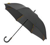 Falcone luxe windproof golfparaplu met haak - zwart Falcone luxe windproof golfparaplu met haak - zwart