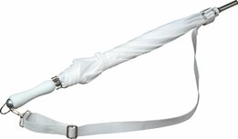 Falcone paraplu met schouderband windproof wit Falcone paraplu met schouderband windproof wit