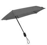 STORMini aerodynamische opvouwbare stormparaplu grijs STORMini aerodynamische opvouwbare stormparaplu grijs