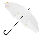 Falcone luxe windproof golfparaplu met haak - wit Falcone luxe windproof golfparaplu met haak - wit