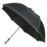Falcone XXL windproof golfparaplu 140 cm - zwart Falcone XXL windproof golfparaplu 140 cm - zwart