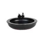 Esschert Design vogelbad drinkplaats antracietgrijs keramiek Esschert Design vogelbad drinkplaats antracietgrijs keramiek