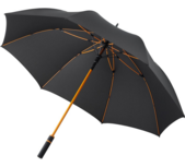Fare Style 2384 windproof golfparaplu zwart oranje 130 centimeter Fare Style 2384 windproof golfparaplu zwart oranje 130 centimeter