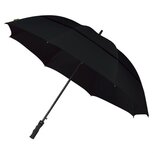 Falcone eco dubbellaagse windproof golfparaplu - zwart Falcone eco dubbellaagse windproof golfparaplu - zwart