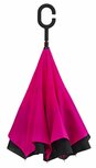 Impliva binnenstebuiten paraplu met dubbel doek roze Impliva binnenstebuiten paraplu met dubbel doek roze