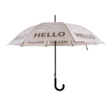 Esschert Design hello paraplu reflecterend beige Esschert Design hello paraplu reflecterend beige