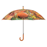 Paraplu met herfstprint en bladeren opdruk van Esschert Design Paraplu met herfstprint en bladeren opdruk van Esschert Design