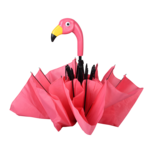 Opvouwbare paraplu flamingo van Esschert Design - roze Opvouwbare paraplu flamingo van Esschert Design - roze