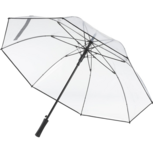 Fare Pure 2333 transparante XL paraplu zwart 120 centimeter Fare Pure 2333 transparante XL paraplu zwart 120 centimeter