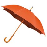 Falconetti luxe paraplu oranje met haak Falconetti luxe paraplu oranje met haak