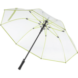 Fare Pure 2333 transparante XL paraplu groen 120 centimeter Fare Pure 2333 transparante XL paraplu groen 120 centimeter